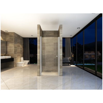 Porte Pivotante pour niche - 800X1900mm 6mm - Verre Clair