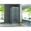 Cabine de douche - entrée d'angle - 2 p. coul. - 800X1950mm 6mm - Verre Clair