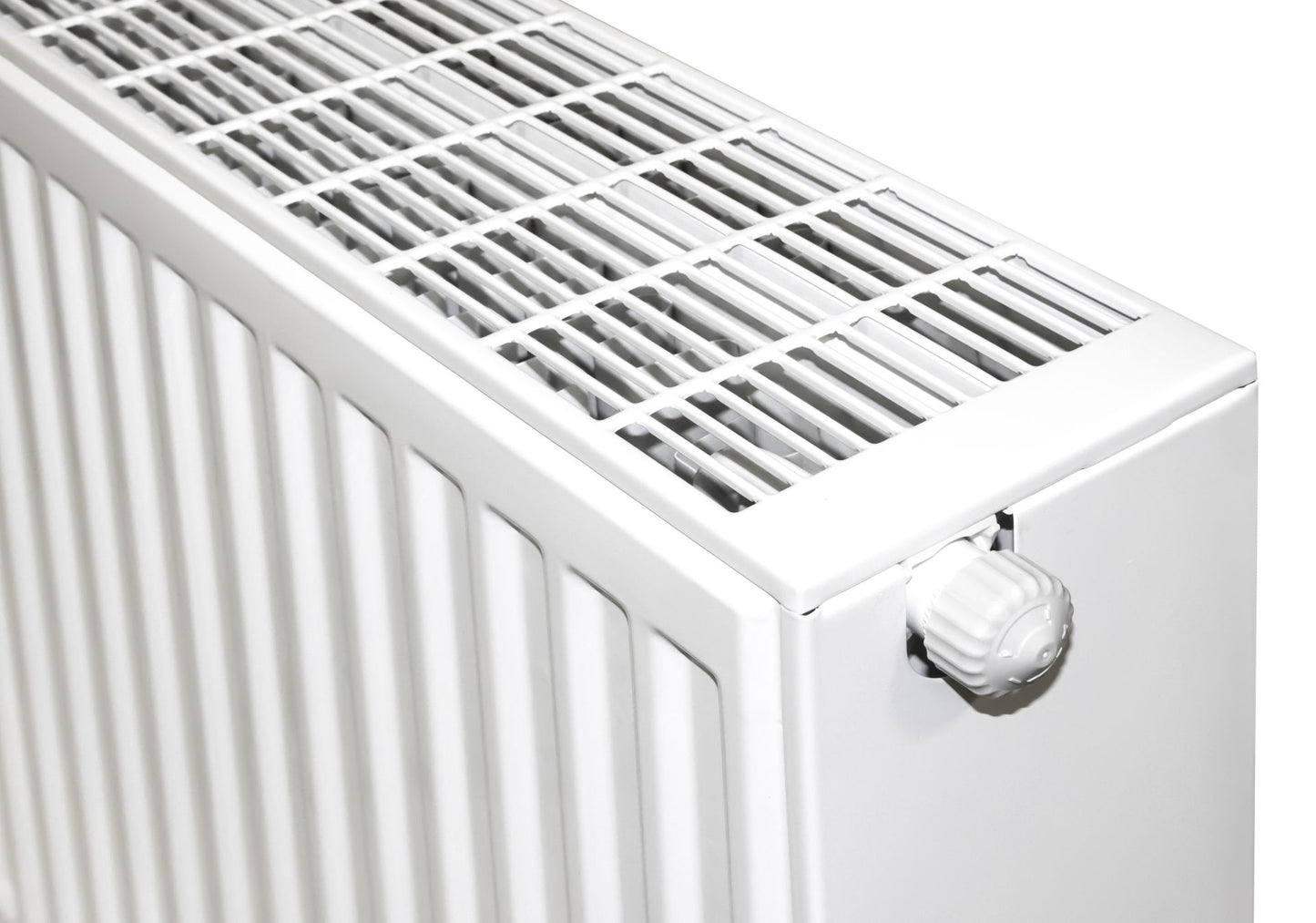 Radiateur horizontale T33 - 8 connexions - 600 x 600 mm - 1433 W