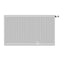 Radiateur horizontale T22 - 8 connexions - 500 x 800 mm - 1195 W